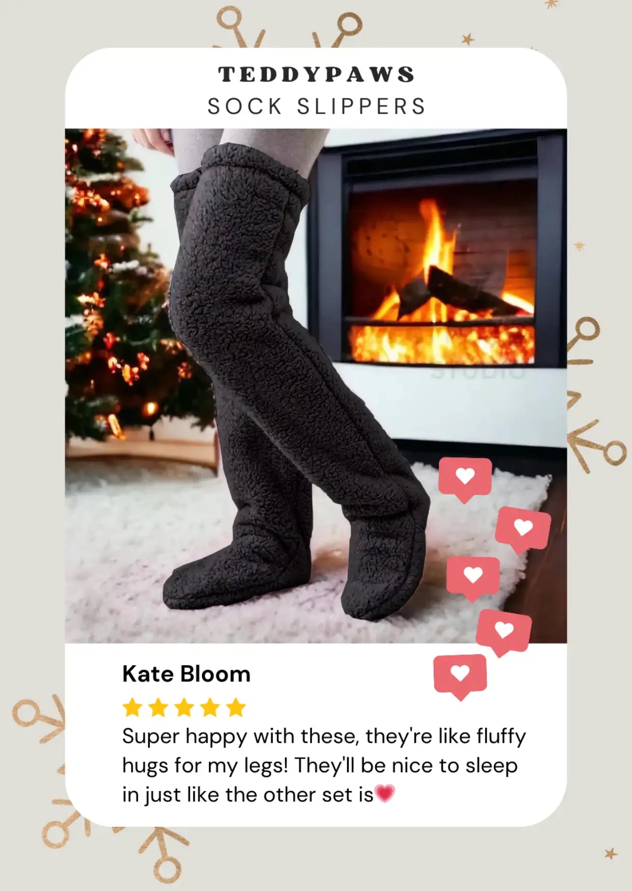 TeddyPaws™ Sock Slippers